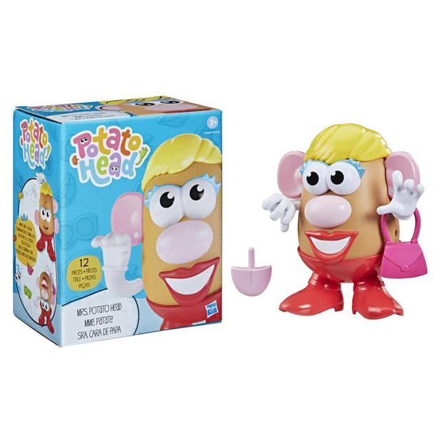 Hasbro speelfiguur Mrs. Potato Head junior 19 cm rood 12-delig