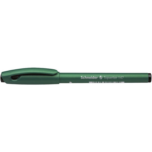 Schneider fineliner Topwriter 147 0,6 mm zwartschrijvend groen