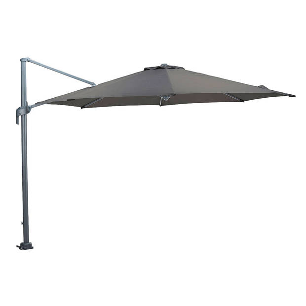 Garden Impressions Hawaii M zweefparasol Ø330 cm - frame donker grijs - doek donker grijs