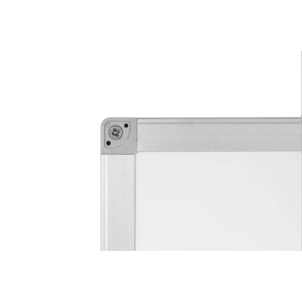 Supplies4U Whiteboard - 90x60 cm - Aluminium Frame - Gelakt staal