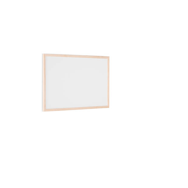 Supplies4U Whiteboard - 60x40 cm - Houten Frame - Magnetisch