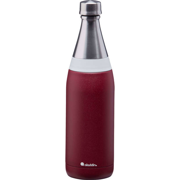 Aladdin - Fresco Thermavac Drinkfles 600 ml - Roestvast Staal - Rood