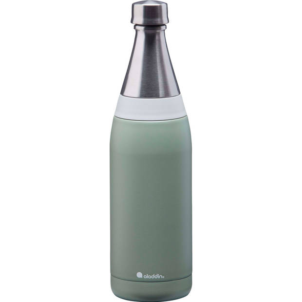 Aladdin - Fresco Thermavac Drinkfles 600 ml - Roestvast Staal - Groen