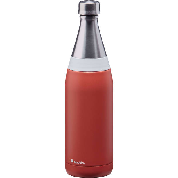 Aladdin - Fresco Thermavac Drinkfles 600 ml - Roestvast Staal - Rood