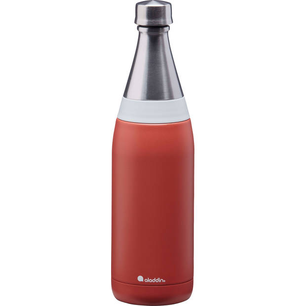 Aladdin - Fresco Thermavac Drinkfles 600 ml - Roestvast Staal - Rood