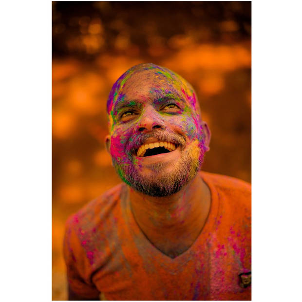 Holi Poeder - Festival Kleurpoeder - Phaghwa Powder - In Spuitfles - Geel - 2 Stuks