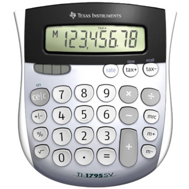 Texas Instruments rekenmachine 1795 SV 12 x 14 cm zilver/zwart