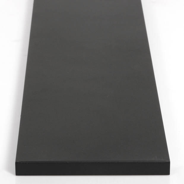 Ylumen Plafondplaat 140 x 25 cm - zonder gaten - zwart