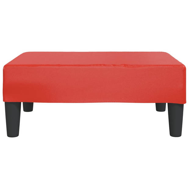 vidaXL Voetenbank 78x56x32 cm kunstleer rood