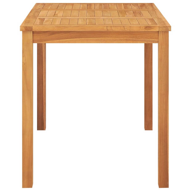 vidaXL Tuintafel 120x70x77 cm massief teakhout