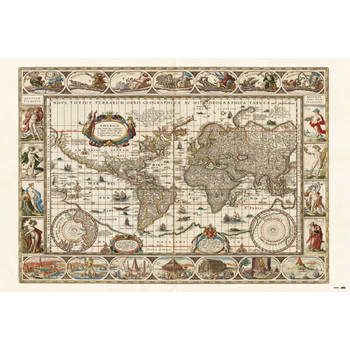 Poster Ancient World Map 91,5x61cm