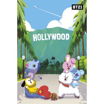 Poster BT21 Holliwood 61x91,5cm