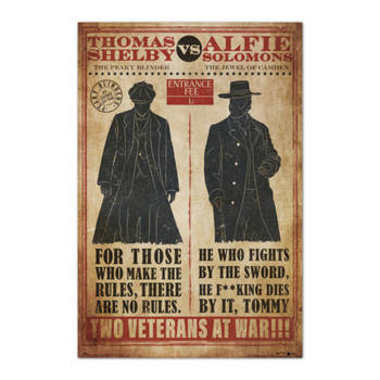 Poster Peaky Bilnders Thomas vs Alfie 61x91,5cm