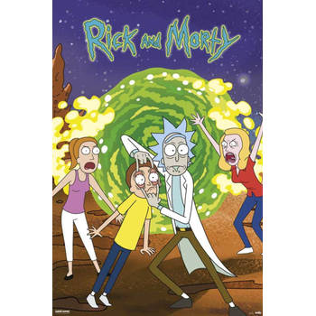 Poster Rick and Morty Portal II 61x91,5cm