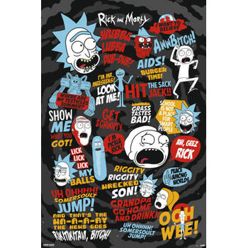 Poster Rick and Morty - Quotes 61x91,5cm