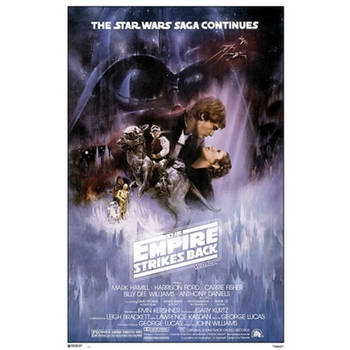 Poster Star Wars Classic El Imperio Contra Ataca 61x91,5cm