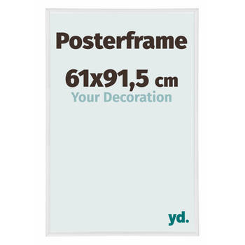Posterlijst 61x91,5cm Wit Hoogglans Kunststof Paris