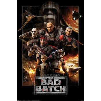 Poster Star Wars The Bad Batch Montage 61x91,5cm