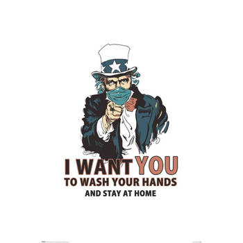 Poster Vincent Trinidad Wash Your Hands 61x91,5cm
