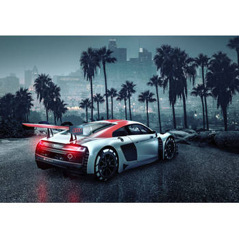 Fotobehang - Audi R8 L.A. 368x254cm - Papierbehang