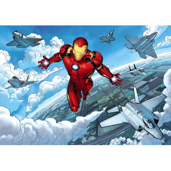 Fotobehang - Iron Man Flight 400x280cm - Vliesbehang