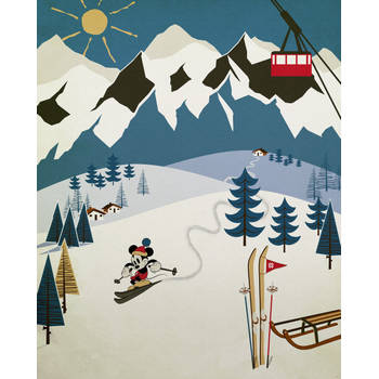 Fotobehang - Mickey Alpine 200x250cm - Vliesbehang