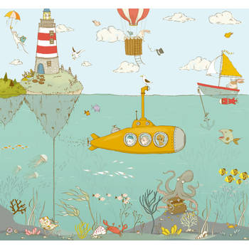 Fotobehang - Sealife 300x280cm - Vliesbehang