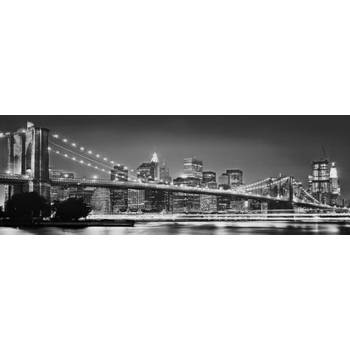 Fotobehang - Brooklyn Bridge 400x140cm - Vliesbehang
