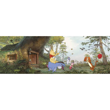 Fotobehang - Winnie the Pooh's House 368x127cm - Papierbehang