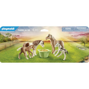 Playmobil Country - 2 IJslandse pony's met veulens 71000