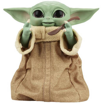 Disney speelfiguur Star Wars Grogu 32,4 cm pluche groen 6-delig