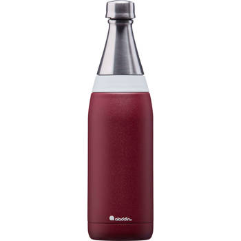 Aladdin - Fresco Thermavac Drinkfles 600 ml - Roestvast Staal - Rood