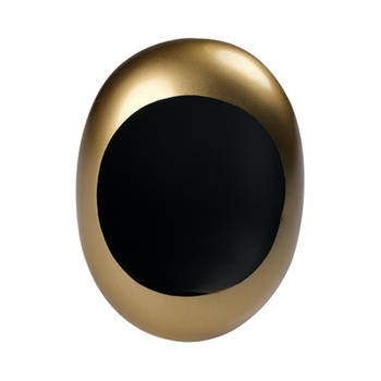 Theelichthouder Metal Egg goud 21cm