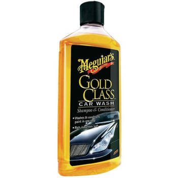 Meguiars autoshampoo/conditioner Gold Class 473 ml geel