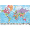 Poster Map World PT Physical Politic 91,5x61cm