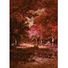 Fotobehang - Autumna Rosso 200x280cm - Vliesbehang