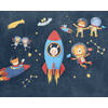 Fotobehang - Friends in Space 350x280cm - Vliesbehang