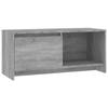 vidaXL Tv-meubel 90x35x40 cm bewerkt hout grijs sonoma eikenkleurig