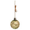 Luxform hanglamp Globe Smoke 60 led 17 x 21 cm goud 2-delig