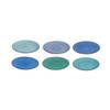 Studio Tavola Ontbijtborden Ocean Blue ø 19 cm - 6 stuks