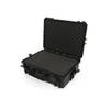 Perel Harde koffer, waterdicht (IP67), noppenschuim, plukschuim, 2 sloten, polypropyleen, zwart, 555 x 428 x 211 mm