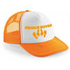 Bellatio Decorations koningsdag snapback/cap - oranje boven - oranje/wit - pet - dames/heren - Verkleedhoofddeksels