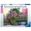 Ravensburger puzzel Romantische cottage - Legpuzzel - 1000 stukjes