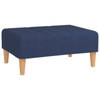 vidaXL Voetenbank 78x56x32 cm stof blauw