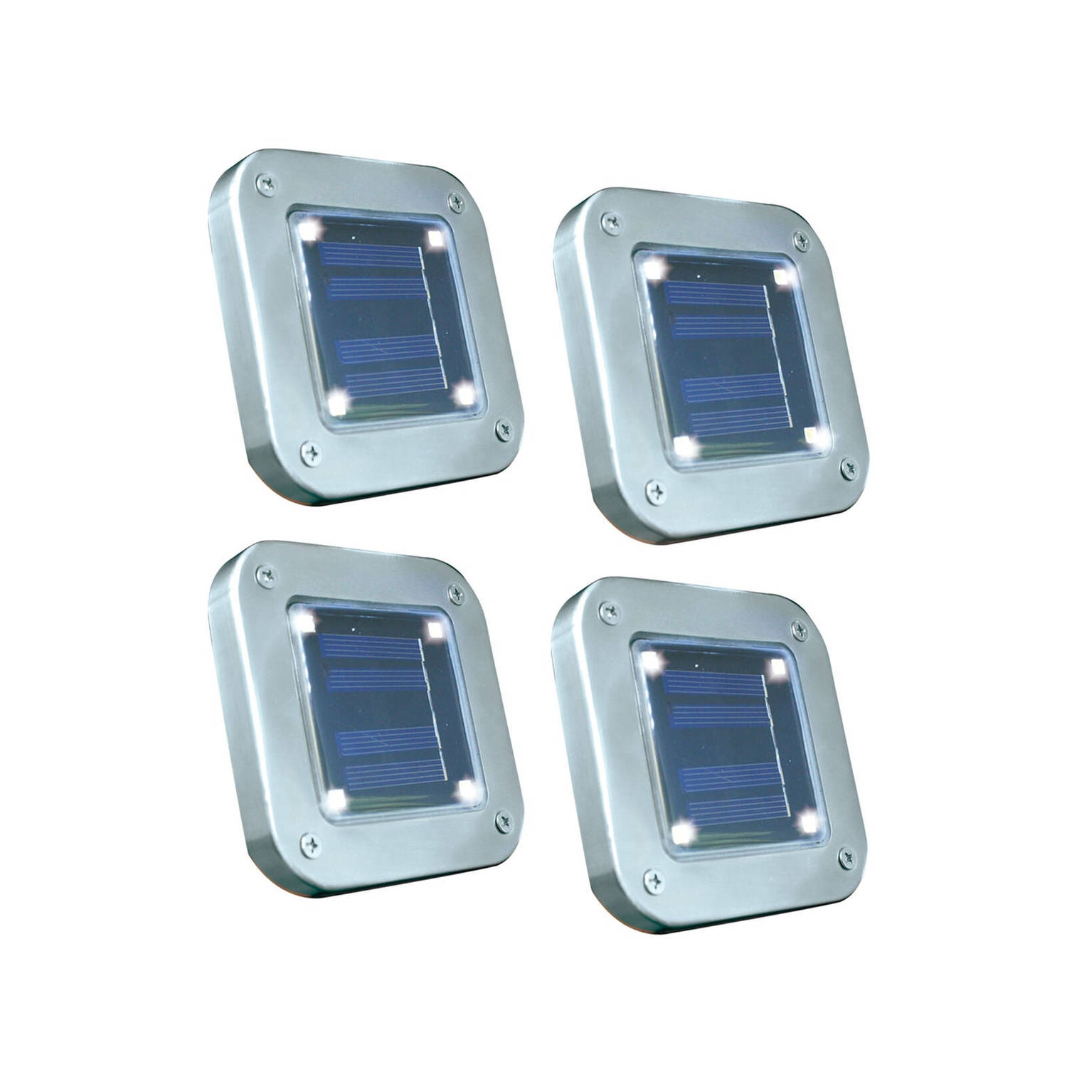 Solar Lights - Set van 4 krachtige Solar LED-Tuinlampen