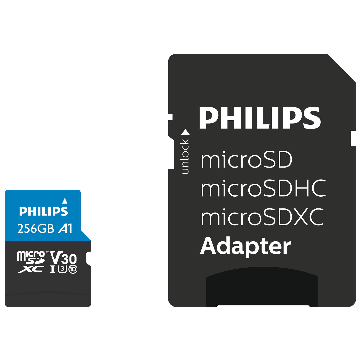 Philips Micro Sdxc Kaart 256gb Incl. Adapter Class 10 Uhs-i U3