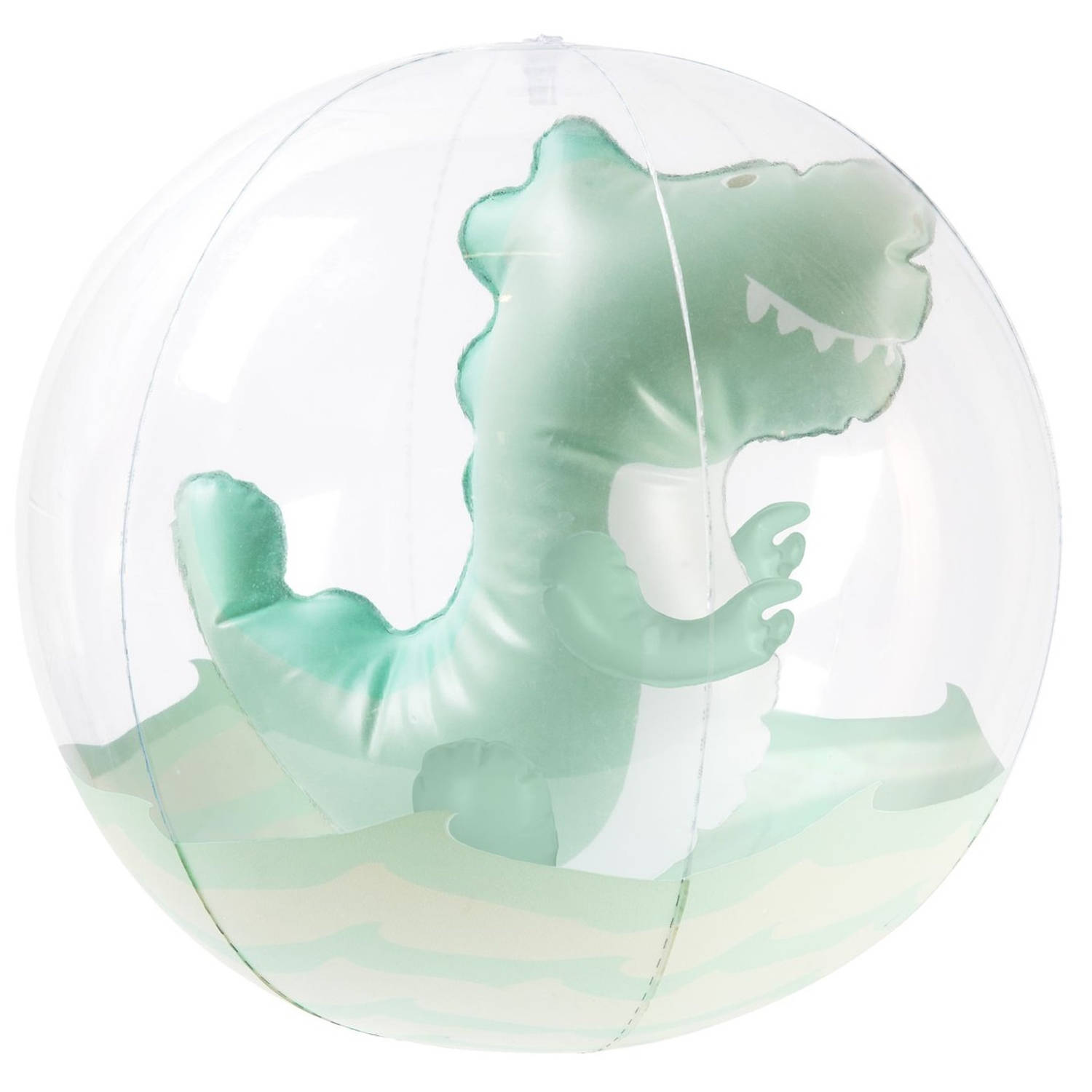 Sunnylife strandbal Inflatable Games Dino 32 cm PVC groen