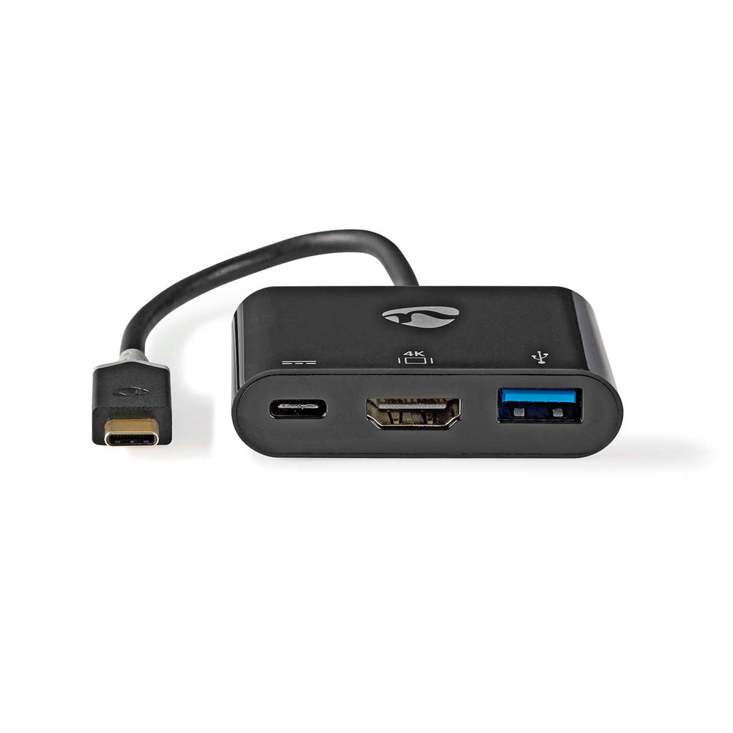 Nedis CCBW64765AT02 kabeladapter-verloopstukje USB-C USB-C-USB 3.1-HDMI Antraciet