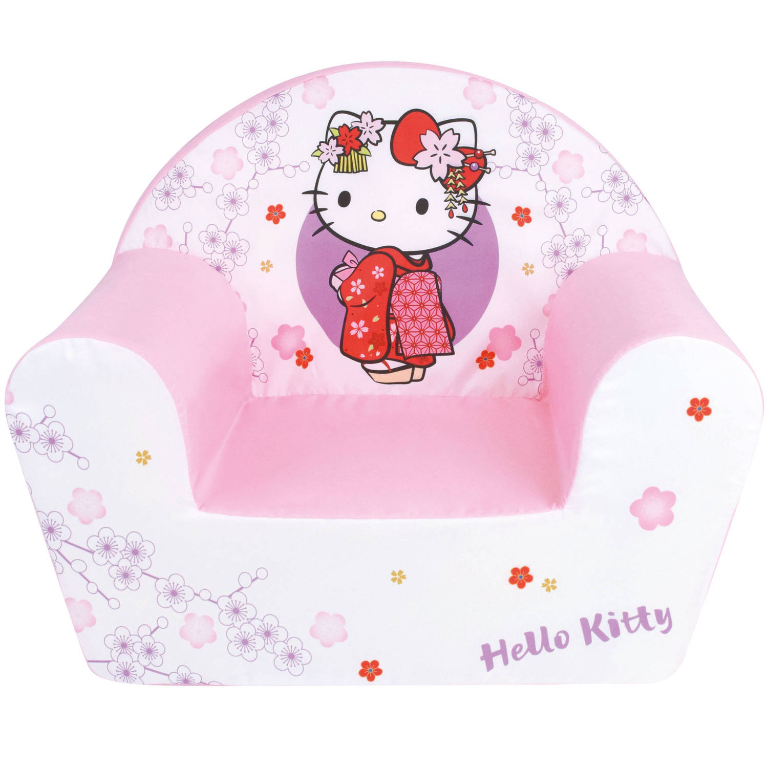 Jemini stoel Hello Kitty meisjes 52 x 33 x 42 cm wit-roze