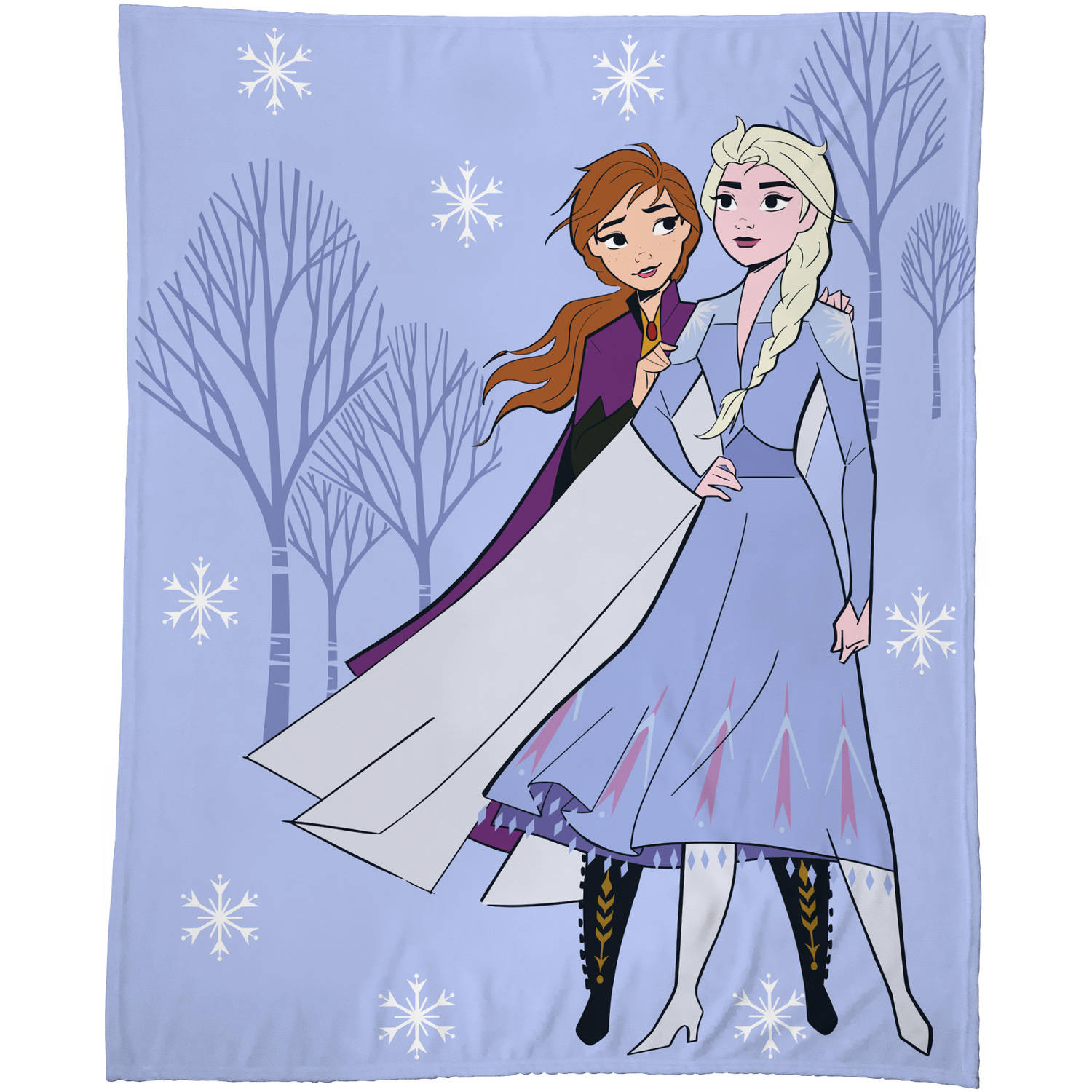 Disney Frozen Fleece Deken Sisters 110 X 140 Cm Polyester